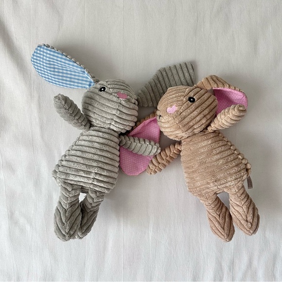 Adorable Plush Bunny Pair - Picture 5 of 8